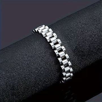 Stainless Steel Cuban Link Bracelet – Premium Hip Hop Style, Daily Wear