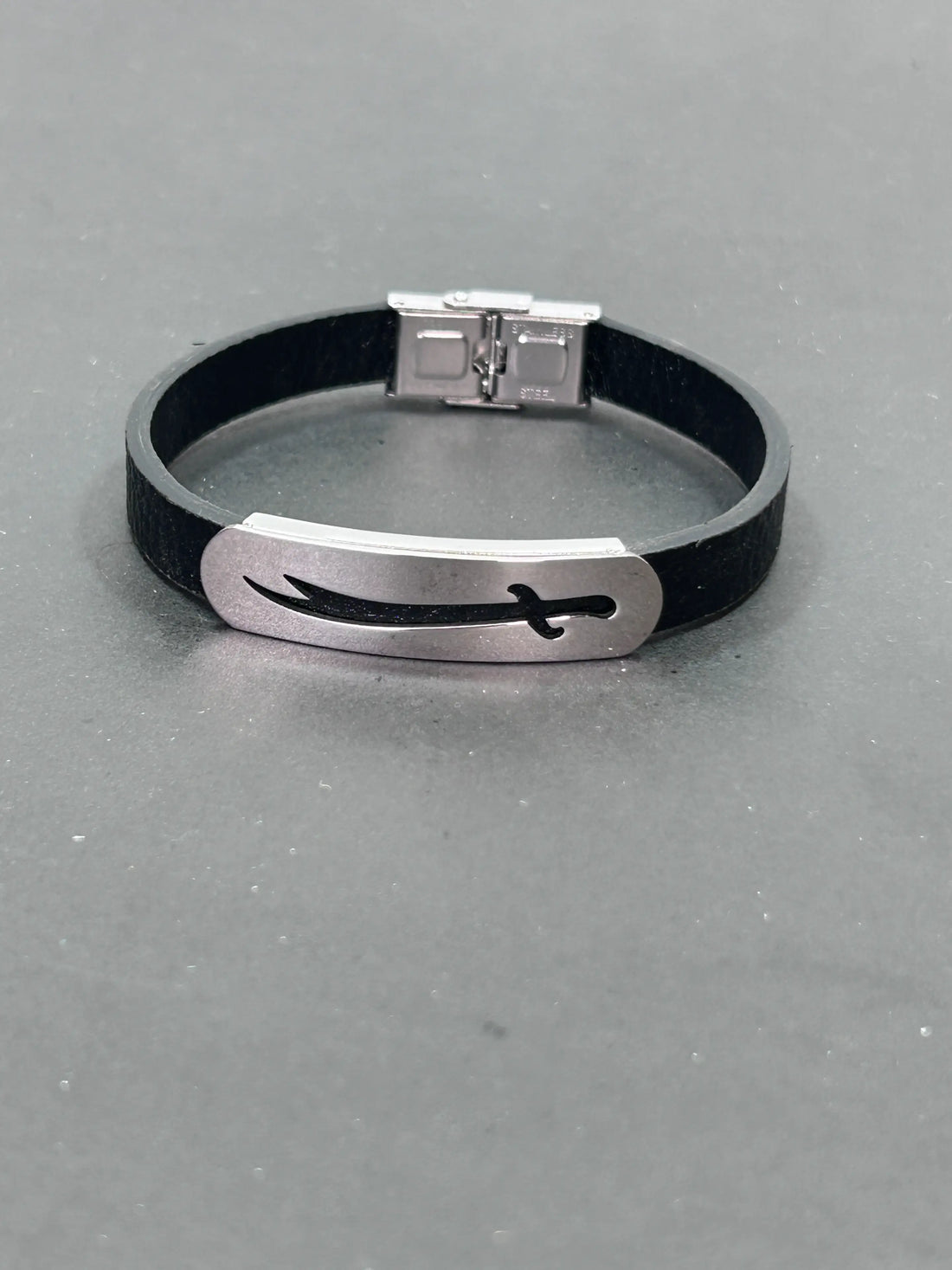 Zulfiqar Leather Bracelet – Islamic Stylish Men’s Bracelet
