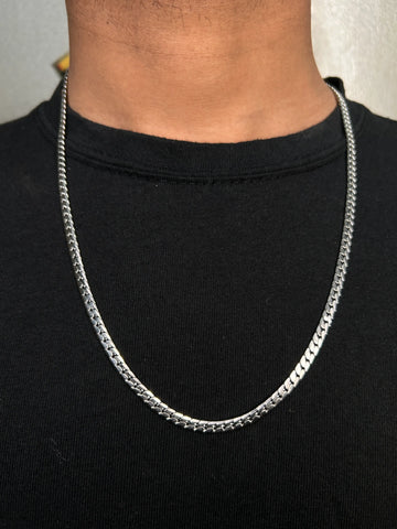Stainless Steel Mesh Chain Necklace – Versatile & Chic Hip-Hop Style